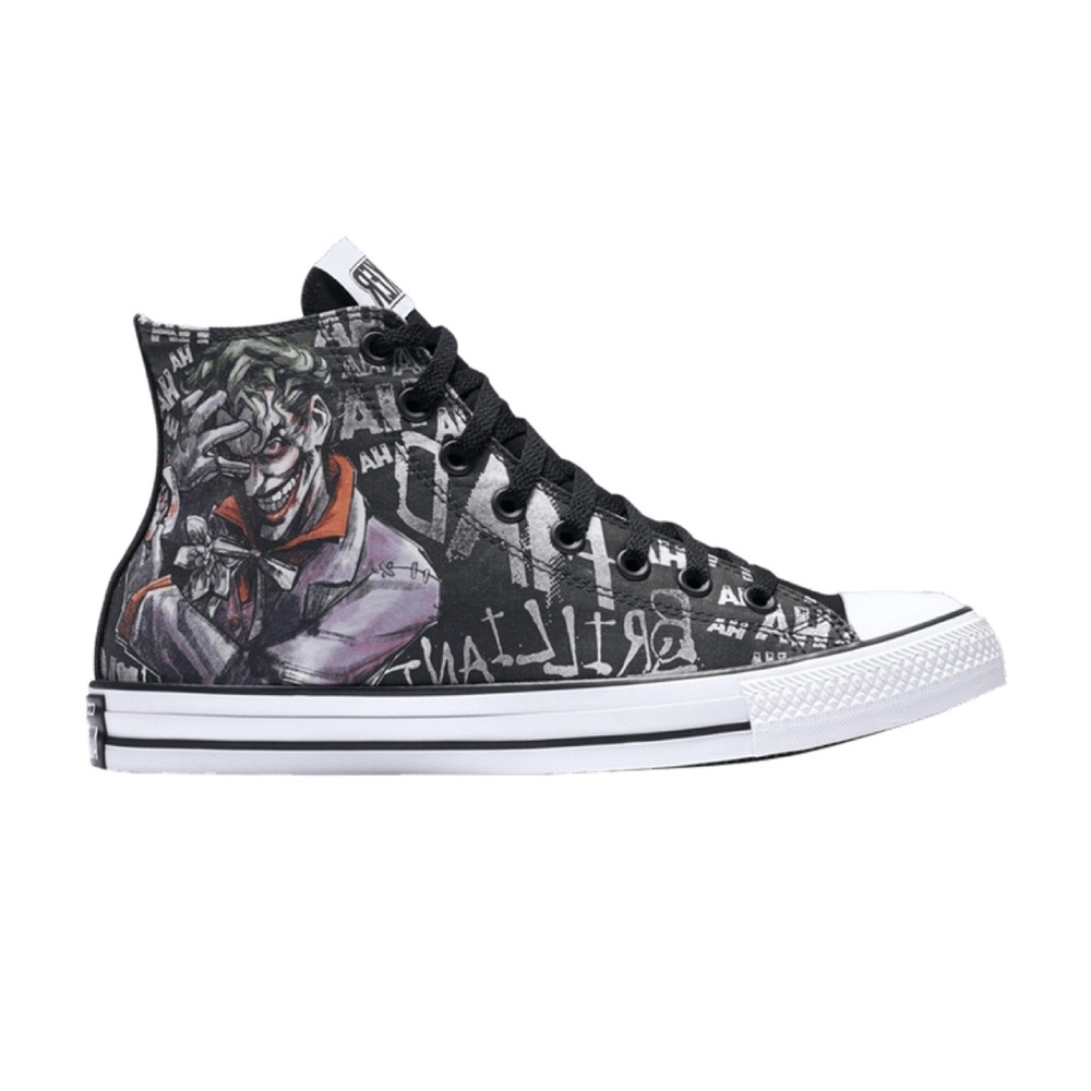 Joker Converse Black Graphic High-Top Sneakers